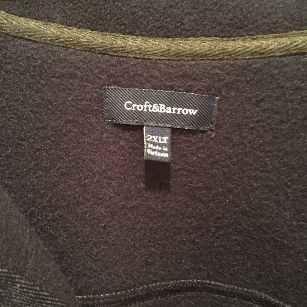 Croft & Barrow Navy Pullover - Picture 3 of 5